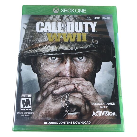Call of Duty WWII Xbox One Game Activision Sledgehammer New Sealed 4K HDR Mature